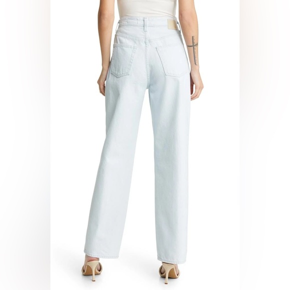 NWT AG Clove Pintuck High Waist Straight Leg Jeans Size 27 - Picture 2 of 6